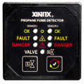 Xintex Propane Fume Detector & Alarm w\/2 Plastic Sensors & Solenoid Valve - Square Black Bezel Display [P-2BS-R]