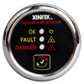 Xintex Gasoline Fume Detector & Alarm w\/Plastic Sensor - Chrome Bezel Display [G-1C-R]