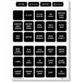 Blue Sea 4218 Square Format Label Set for Battery Management Panels - 30 [4218]