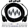 Rupp Triple Rigging Kit W\/Lok-Ups & Nok-Outs - 520' Black Mono Cord [CA-0160-MO]