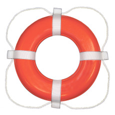 Taylor Made Foam Ring Buoy - 30" - Orange w\/White Rope [383]