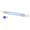Hella Marine Surface Strip Light w\/Switch - Warm White\/Blue LEDs - 12V [958121111]