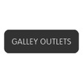 Blue SeaLarge Format Label - "Galley Outlets" [8063-0224]