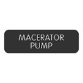 Blue SeaLarge Format Label - "Macerator Pump" [8063-0308]