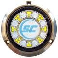 Shadow-Caster SCR-24 Bronze Underwater Light - 24 LEDs - Bimini Blue\/Great White [SCR-24-BW-BZ-10]