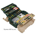 Plano Hip Roof Tackle Box w\/6-Trays - Green\/Sandstone [861600]