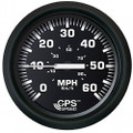 Faria Euro Black 4" Speedometer 60MPH -GPS [32816]