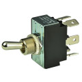 BEP DPDT Chrome Plated Toggle Switch - ON\/OFF\/(ON) [1002014]