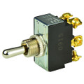 BEP DPDT Chrome Plated Toggle Switch - (ON)\/OFF\/(ON) [1002012]