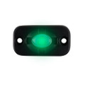 HEISE Auxiliary Accent Lighting Pod - 1.5" x 3" - Black\/Green [HE-TL1G]
