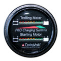 Dual Pro Battery Fuel Gauge - Marine Dual Read Battery Monitor - 12V\/36V System - 15 Battery Cable [BFGWOM1536V\/12V]
