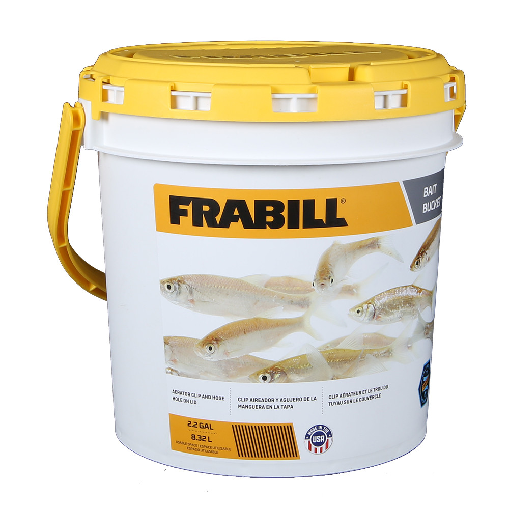 Frabill 1.3 Gallon Aerated Bait Bucket - 4825