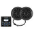 Boss Audio MCKGB450W.6 Marine Package - Bluetooth(Audio Streaming) In-Dash Marine Gauge Digital Media AM\/FM Receiver w\/6.5" Speakers - Black [MCKGB450B.6]