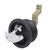 Perko Surface Mount Lock  Latch f\/Smooth  Carpeted Surfaces w\/Offset Cam Bar [1092DP1BLK]