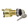 Cole Hersee 3 Position Brass Ignition Switch w\/Rubber Boot [M-550-14-BP]