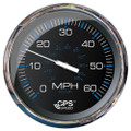 Faria 5" Speedometer (60 MPH) GPS (Studded) Chesapeake Black w\/Stainless Steel [33761]