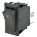 Cole Hersee Sealed Rocker Switch w\/Small Round Pilot Lights SPST On-Off 3 Blade [58327-01-BP]