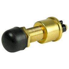 Cole Hersee Heavy Duty Push Button Switch w\/Rubber Cap SPST Off-On 2 Screw - 35A [M-626-BP]
