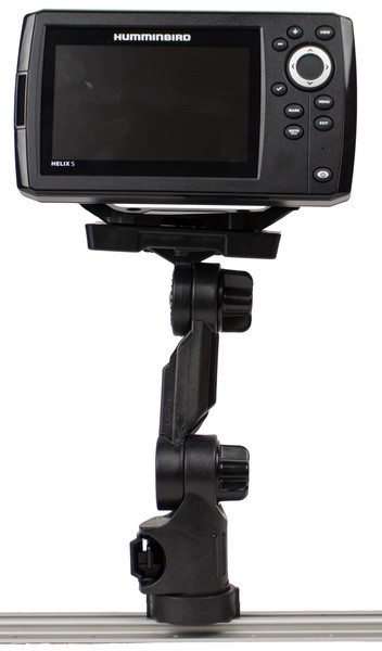 YakAttack Humminbird Helix Fish Finder Mount With Track Mounted LockNLoad Mounting System