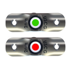 Taco Rub Rail Mounted LED Navigation Light Set - 2-1\/2" [F38-6800D]
