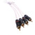 FUSION MS-FRCA12 12 4-Way Shielded RCA Cable [010-12619-00]