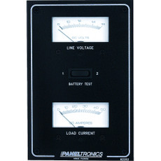 Paneltronics Standard DC Meter Panel w\/Voltmeter & Ammeter [9982202B]