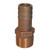 GROCO 3\/4" NPT x 3\/4" ID Bronze Pipe to Hose Straight Fitting [PTH-750]