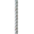 New England Ropes 3\/8" X 15 Premium Nylon 3 Strand Dock Line - White w\/Tracer [C6050-12-00015]