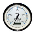 Faria 4" Tachometer w\/Hourmeter (4000 RPM) (Diesel) Mech. Takeoff  Var. Ratio Alt [33834]