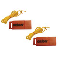 Orion Safety Whistle w\/Lanyards - 2-Pack [676]