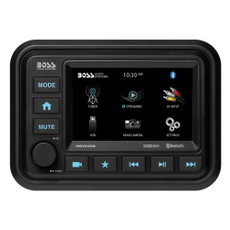 Boss Audio Bluetooth (Audio Streaming) Marine Gauge Digital Media AM\/FM Receiver - Black [MGV550B]