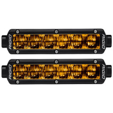 RIGID Industries 6" SR-Series SAE Compliant Fog Light - Black w\/Yellow Light [906704]