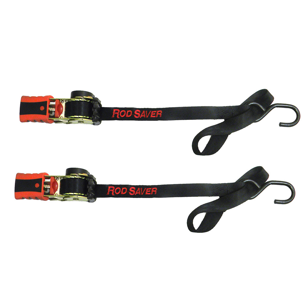 Rod Saver Mini Retractable Tie Down w/Soft Hook - 50 - Pair