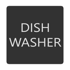 Blue Sea 6520-0138 Square Format Dish Washer Label [6520-0138]