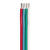 Ancor Flat Ribbon Bonded RGB Cable 18\/4 AWG - Red, Light Blue, Green  White - 100 [160010]