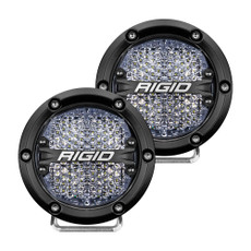RIGID Industries 360-Series 4" LED Off-Road Fog Light Diffused Beam w\/White Backlight - Black Housing [36208]
