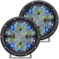 RIGID Industries 360-Series 6" LED Off-Road Fog Light Drive Beam w\/Blue Backlight - Black Housing [36207]