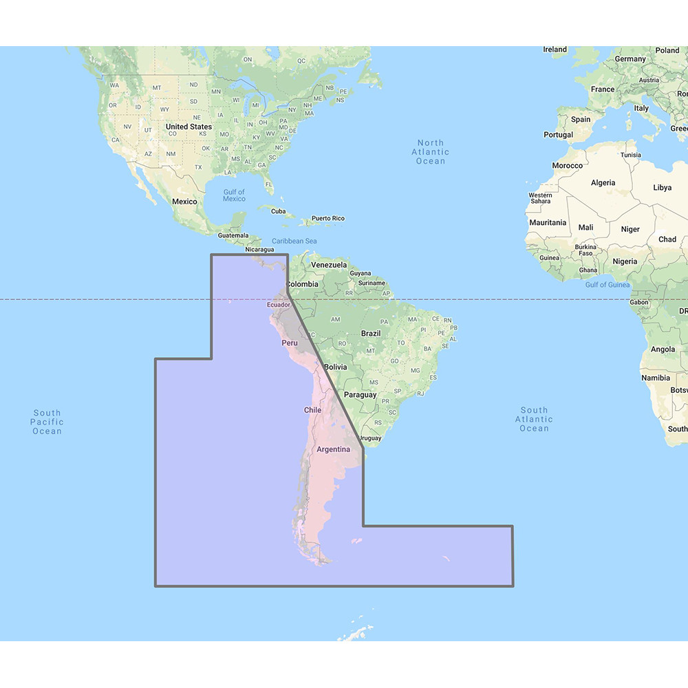 Costa Rica To Chile To Falklands Vector Charts Unlock Code Mm3