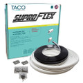 TACO SuproFlex Rub Rail Kit - White w\/Flex Chrome Insert - 2"H x 1.2"W x 80L [V11-9990WCM80-2]