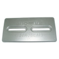 Tecnoseal Aluminum Plate Anode - 12" x 6" x 1\/2" [TEC-DIVERS-AL]