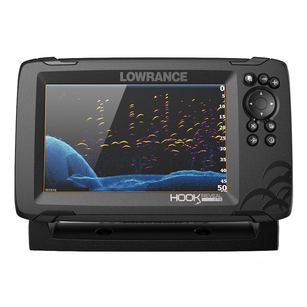 Lowrance Hook Reveal 7-inch Fish Finder with Chart and Transducer Options