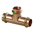 Viega ProPress 1-1\/4" Copper Tee - Triple Press Connection - Smart Connect Technology [77442]