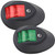 Perko LED Sidelights - Red\/Green - 12V - Black Housing [0602DP1BLK]