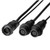 Humminbird 14 M ID SIDB Y - SOLIX\/APEX Side Imaging Left-Right MSI\/Dual Beam Splitter Cable - 30" [720111-1]
