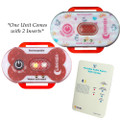 Lunasea Child\/Pet Safety Water Activated Strobe Light w\/RF Transmitter - Red Case, Blue Attention Light [LLB-63RB-E0-K1]