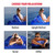 Aqua Leisure Supreme Convertible Lounge Ripstop Hawaiin Wave [APL16997P2]
