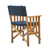 Whitecap Directors Chair II w\/Navy Cushion - Teak [61052]
