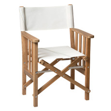 Whitecap Directors Chair II w\/Sail Cloth Seating - Teak [61054]