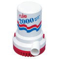 Rule 2000 GPH Non-Automatic Bilge Pump w\/6' Leads [10-6UL]