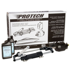 Uflex PROTECH 2.1 Front Mount OB Hydraulic System - Includes UP28 FM Helm Oil  UC128-TS\/2 Cylinder - No Hoses [PROTECH 2.1]
